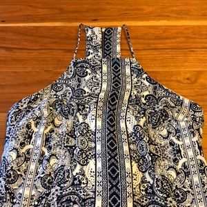 Blue & white cocktail/summer dress